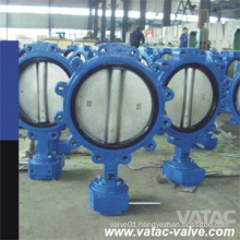 Cast Iron Body Ss Disc Soft Seat Lug Butterfly Valve